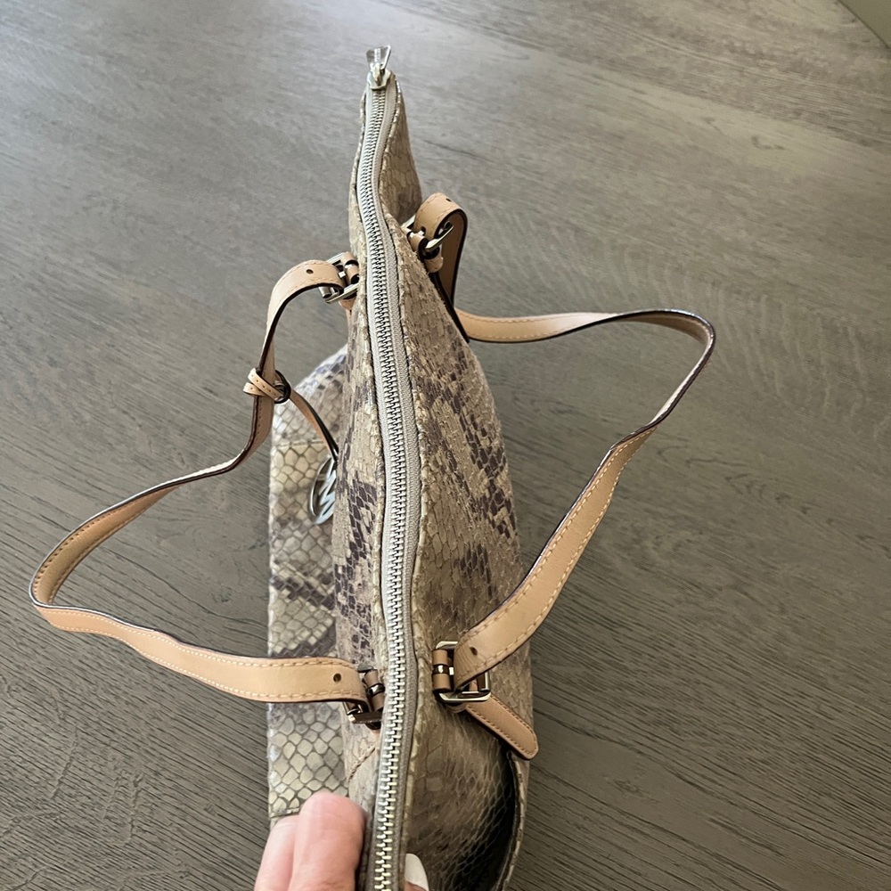 Michael Kors Python Tote Bag - Picture 11 of 13
